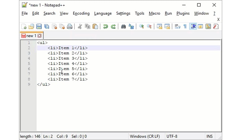 برنامه Notepad++ - مزایای Notepad++