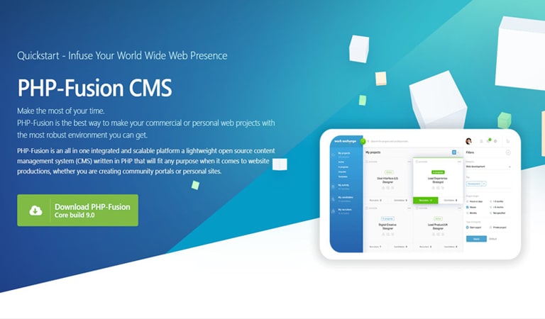 سیستم مدیریت محتوای PHP - PHP-Fusion  