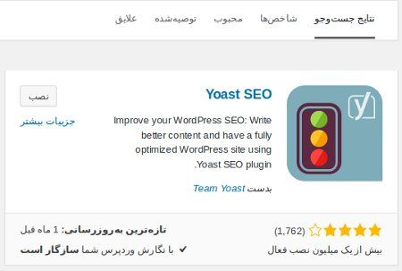 افزونه سئو - Yoast Seo