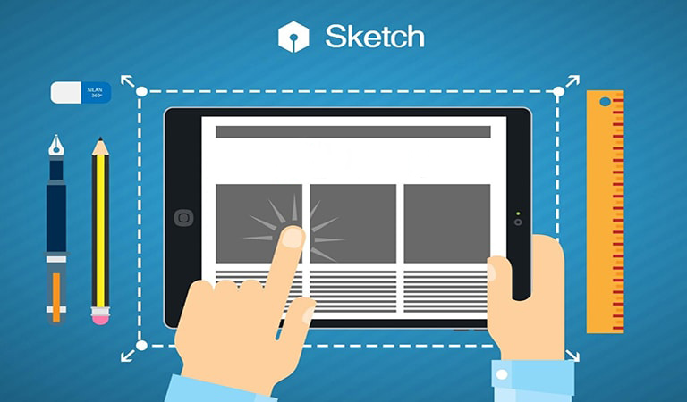 طراحی UI و UX - اسکچ