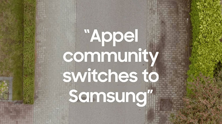 هدیه سامسونگ به اپل - بازاریابی چریکی