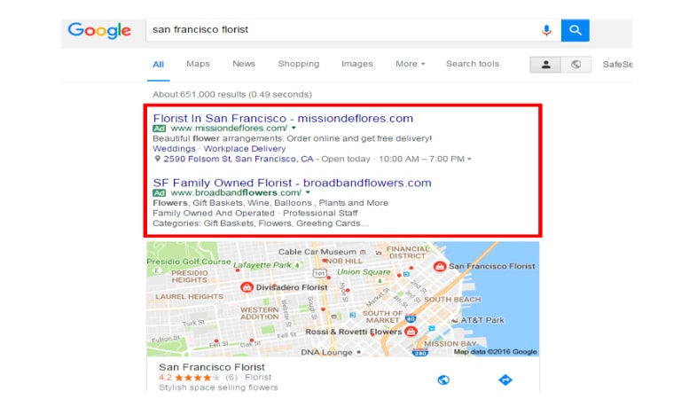 گوگل ادسنس - تبلیغ متنی