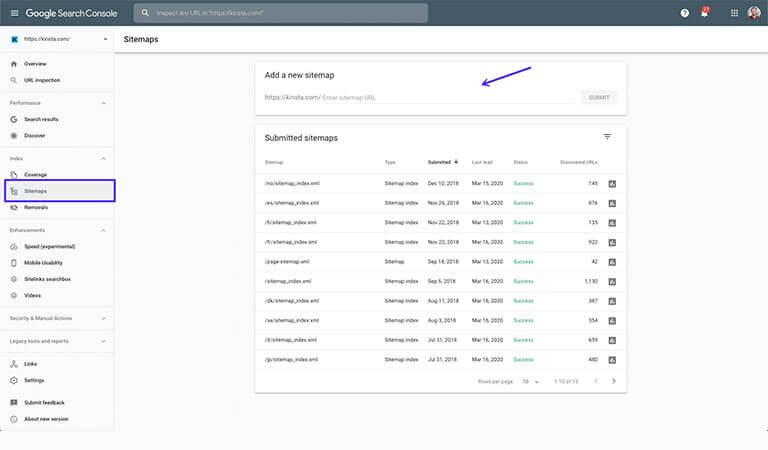 سئو وردپرس - ارسال نقشه سایت به Google Search Console