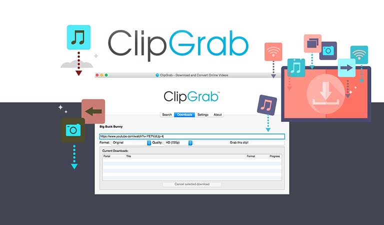 ClipGrab - دانلود از یوتیوب