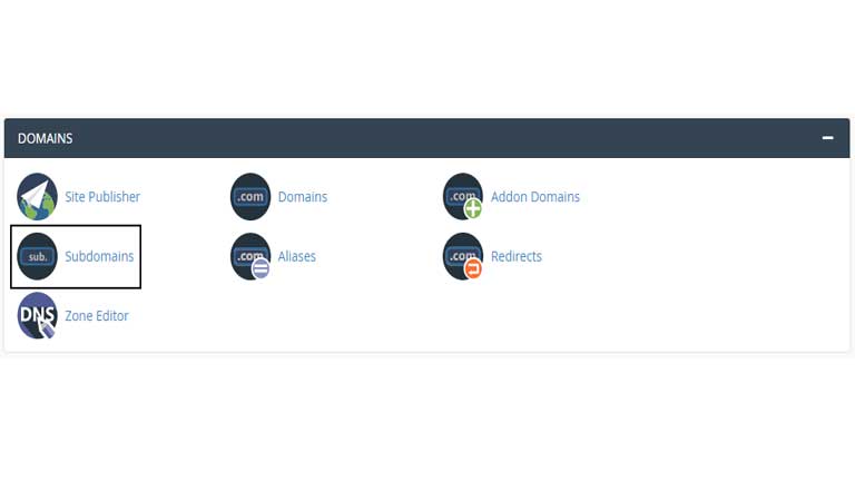 انتخاب Subdomains - ساب دامین چیست