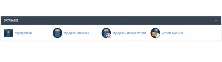 Databases - cpanel چیست