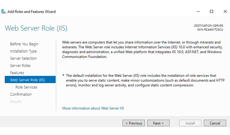 Web Server Role (IIS) - Windows Server 2016 - iis چیست
