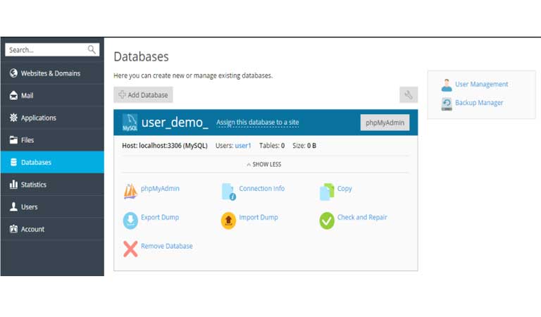 Database - plesk چیست