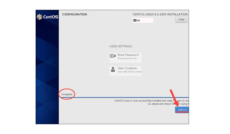 تکمیل شدن نصب - centos چیست