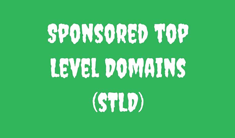 sTLD (Sponsored Top-Level Domain) - انواع پسوند دامنه