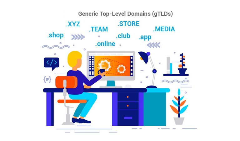 gTLD (Generic Top-Level Domains) - انواع پسوند دامنه