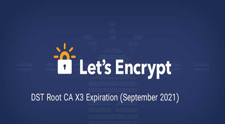 انقضای گواهینامه ریشه Let’s Encrypt DST Root CA X3