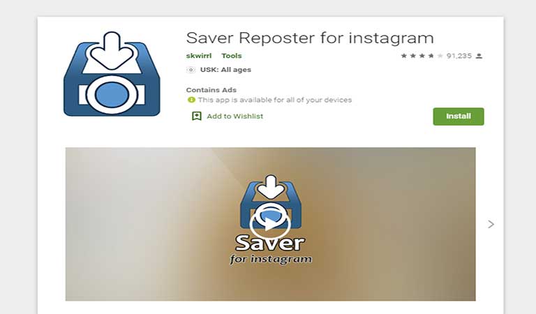 Saver Reposter For instagram - دانلود عکس پروفایل اینستاگرام