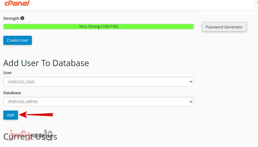 cpanel-mysql-create