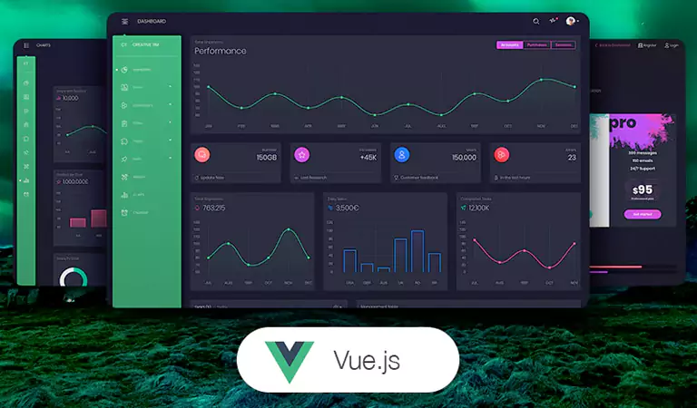 Vue.js - فریم ورک های فرانت اند