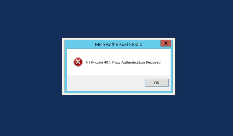 407 Proxy Authentication Required