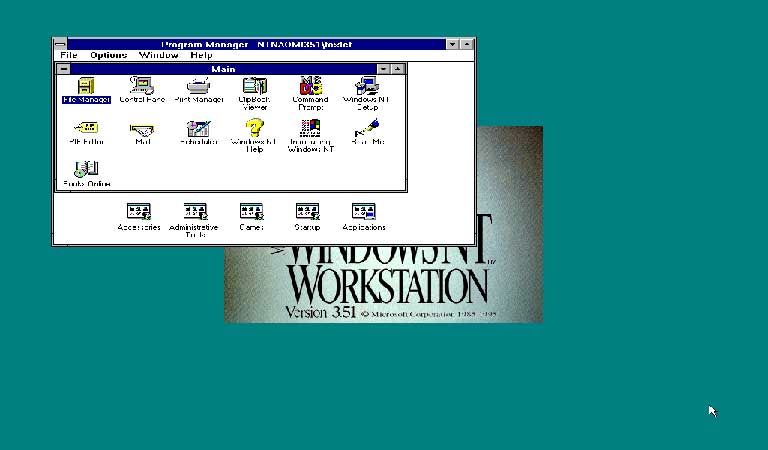 1994: Windows NT 3.5 Server