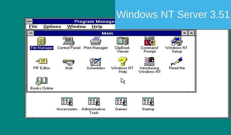 ویندوز سرور 1995: Windows NT Server 3.51