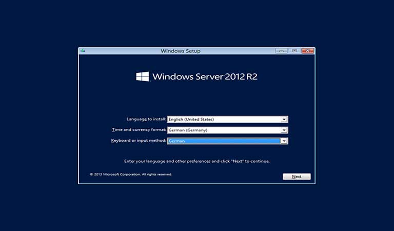 2013: Windows Server 2012 R2