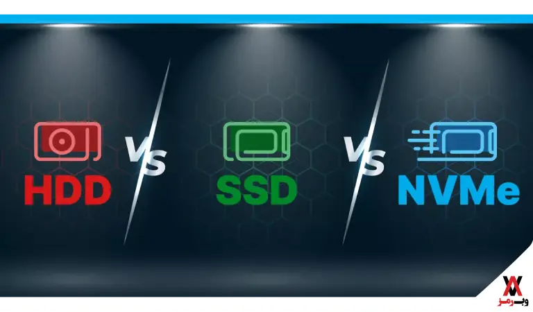 تفاوت هارد HDD و SSD و NVMe
