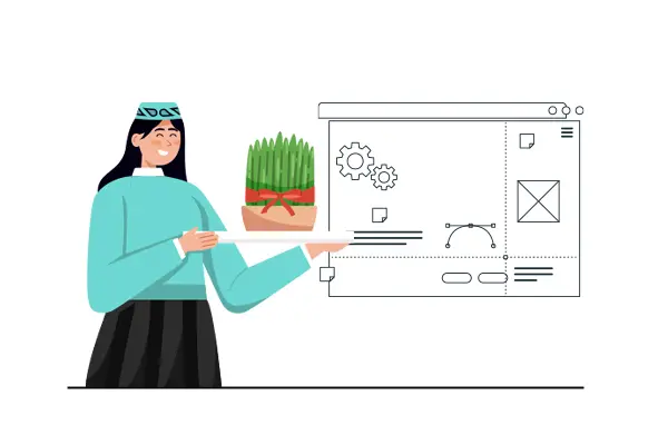web design and seo promos in nowroz festival 1403