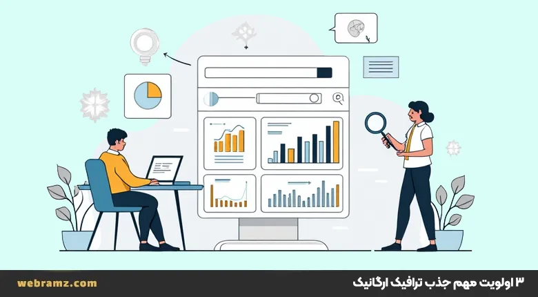 ۳ اولویت مهم سئو برای جذب ترافیک ارگانیک