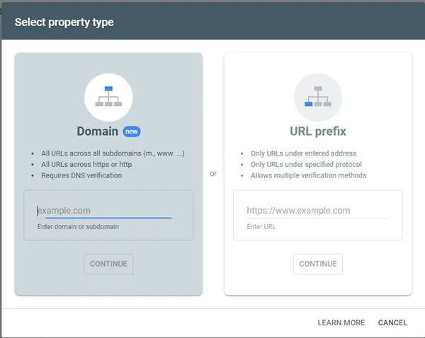 تأیید مالکیت سایت سرچ کنسول