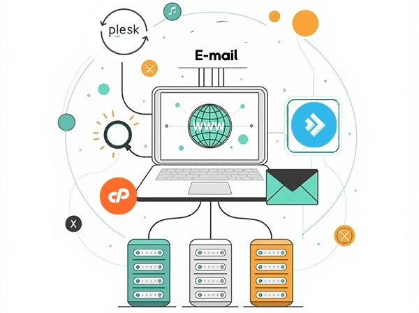 مدیریت ایمیل در کنترل پنل دایرکت ادمین